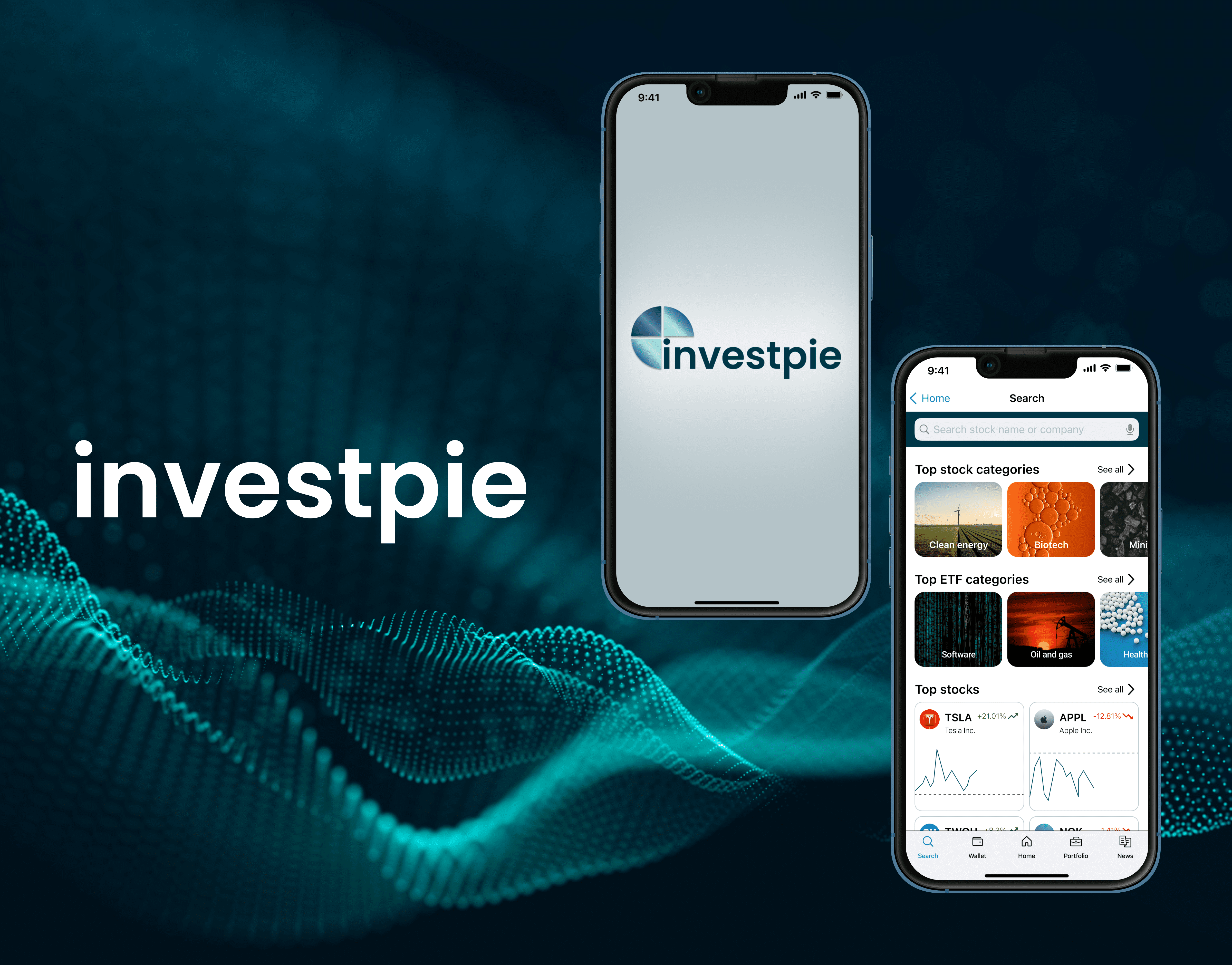 The cover image for the Investpie App